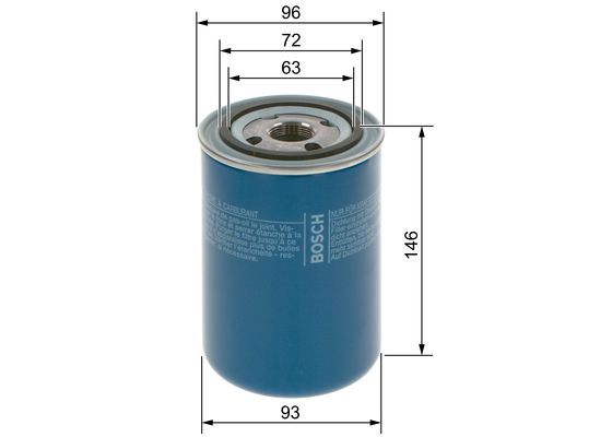 BOSCH 1 457 434 407 Kraftstofffilter