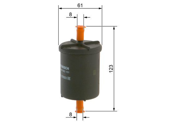 BOSCH 0 450 902 151 Kraftstofffilter