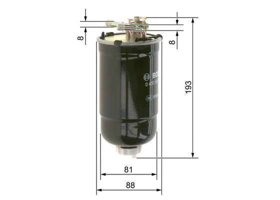 BOSCH 0 450 906 322 Kraftstofffilter