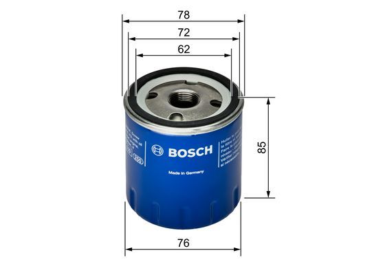 BOSCH 0 451 103 261 Ölfilter P3261 Ø 762mm Höhe 85mm