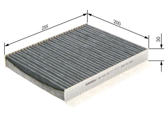 BOSCH 1 987 432 354 Filter Innenraumluft