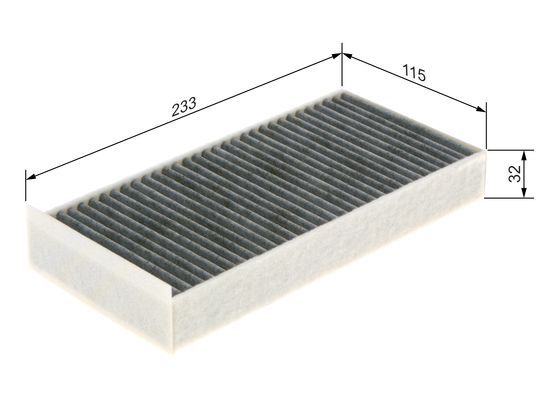 BOSCH 1 987 435 582 Filter Innenraumluft