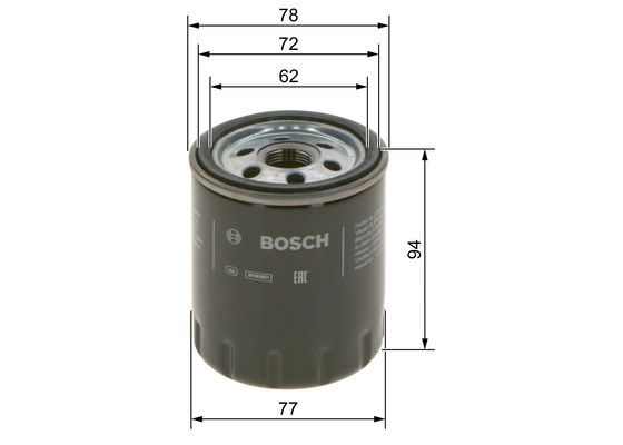 BOSCH F 026 407 268 Ölfilter P7268 Ø 765mm Höhe 94mm