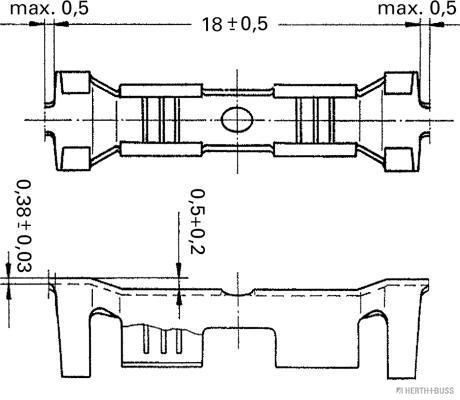 HERTH+BUSS ELPARTS 50253352 Crimpverbinder