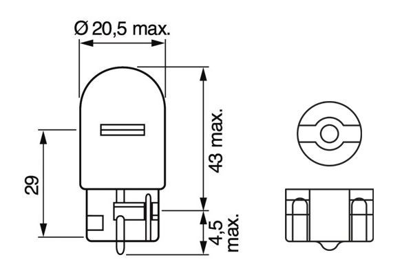 BOSCH 1 987 302 251 Glühlampe Blinkleuchte Pure Light WS