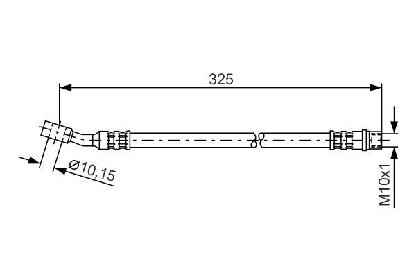 BOSCH 1 987 476 394 Bremsschlauch