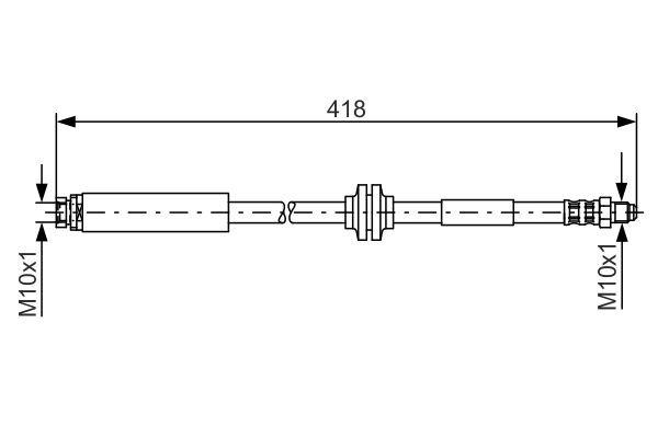 BOSCH 1 987 481 058 Bremsschlauch