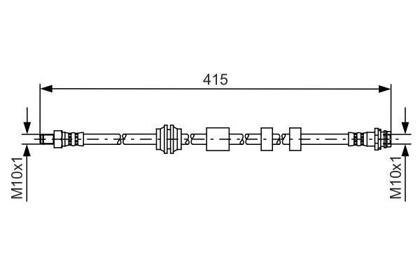 BOSCH 1 987 481 425 Bremsschlauch