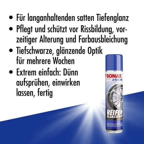 SONAX 02353000 XTREME Reifenglanzspray Wet Look 400ml