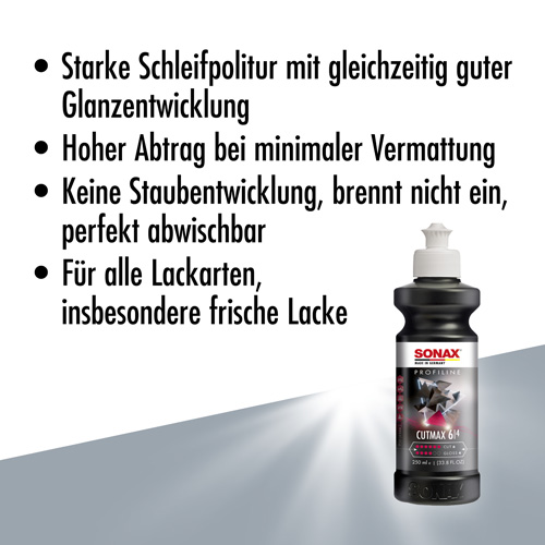 SONAX 02461410 PROFILINE Cut Max 250ml