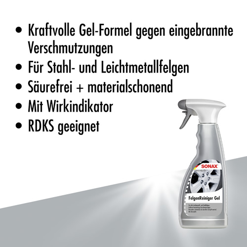 SONAX 04292000 Felgenreiniger Gel 500ml